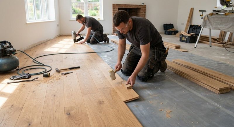 Hardwood Floor Installation in Bellevue, WA