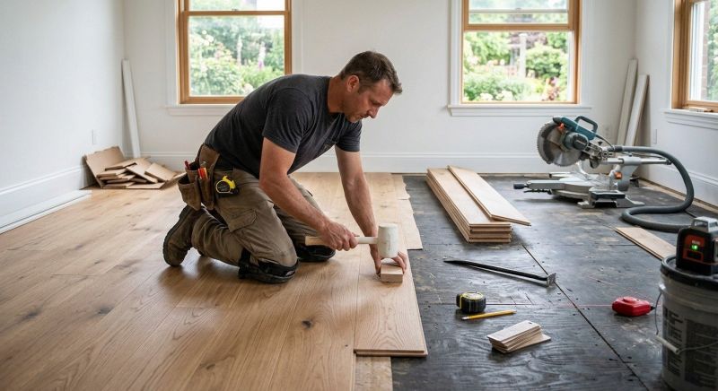 Hardwood Floor Installation in Everett, WA