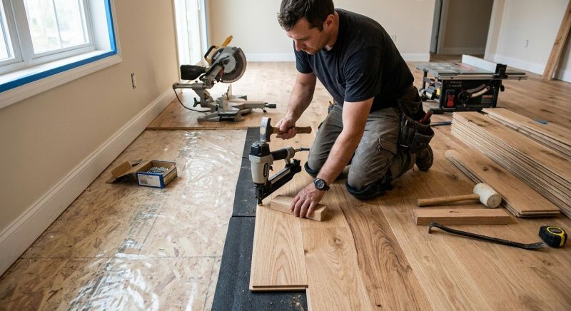 Hardwood Floor Installation in Langley, WA