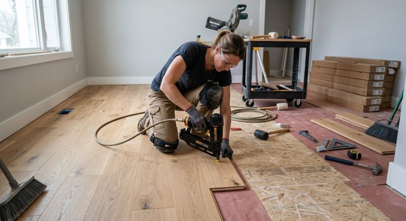 Hardwood Floor Installation in Redmond, WA