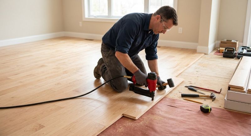 Maple Flooring Installation in Everett, WA