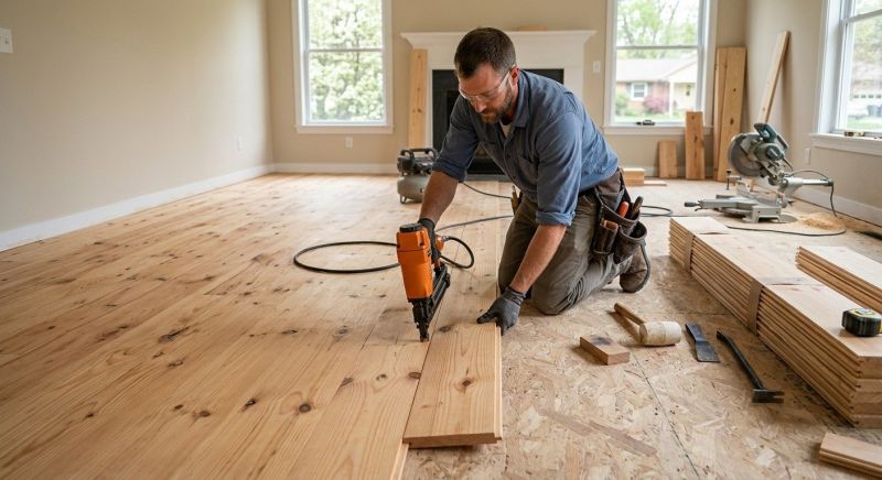 Maple Flooring Installation in Kenmore, WA