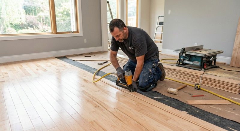 Maple Flooring Installation in Lake Stevens, WA