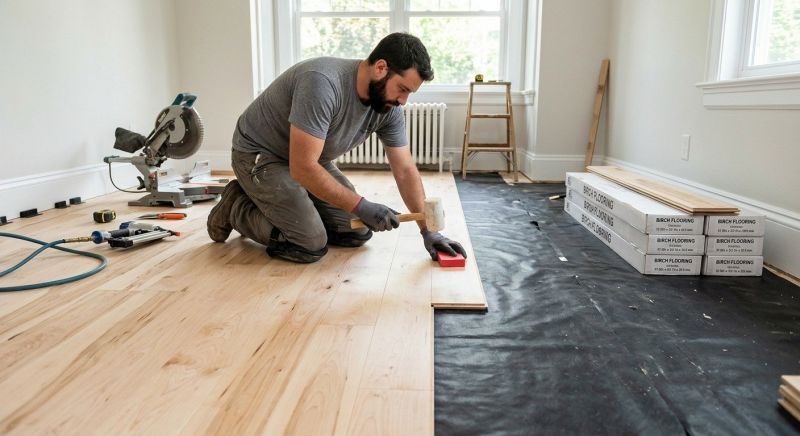 Maple Flooring Installation in Lynnwood, WA