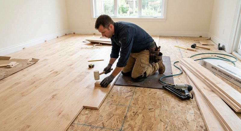 Maple Flooring Installation in Marysville, WA