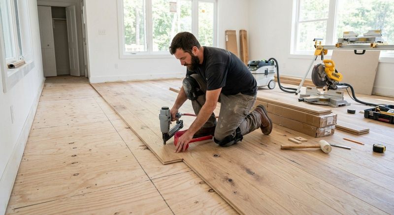 Oak Floor Installation in Duvall, WA