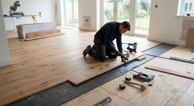 Oak Floor Installation in Mountlake Terrace, WA