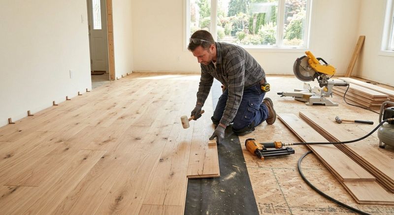 Oak Floor Installation in Seattle, WA