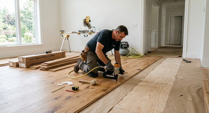 Oak Floor Installation in Sultan, WA
