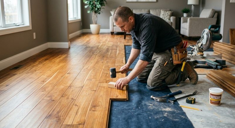 Teak Flooring Installation in Snohomish County, WA