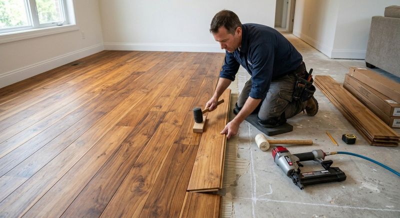 Teak Flooring Installation in Snohomish County, WA