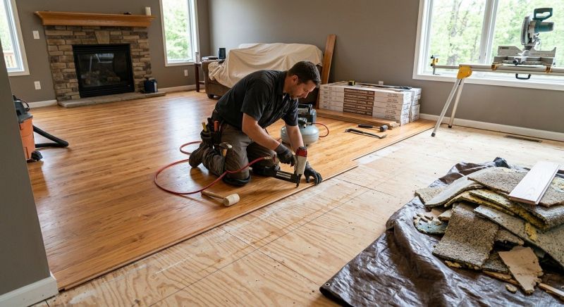 Wood Floor Replacement in Bothell, WA