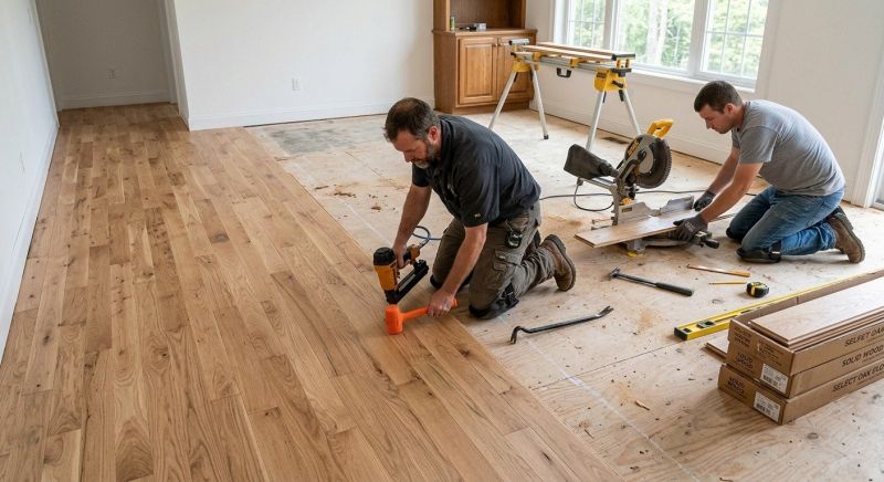 Wood Floor Replacement in Edmonds, WA